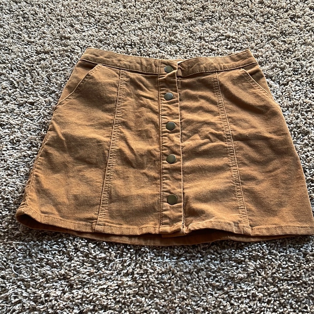 Altard State Corduroy Skirt Tan Size XS